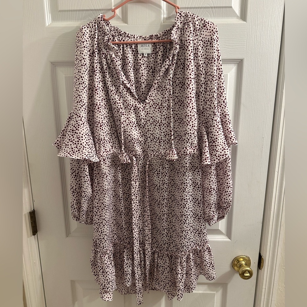 MISA Polka Dot Dress